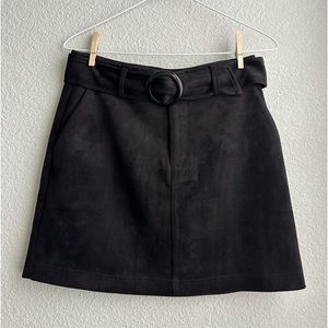 FOREVER 21 FAUX SUEDE SKIRT